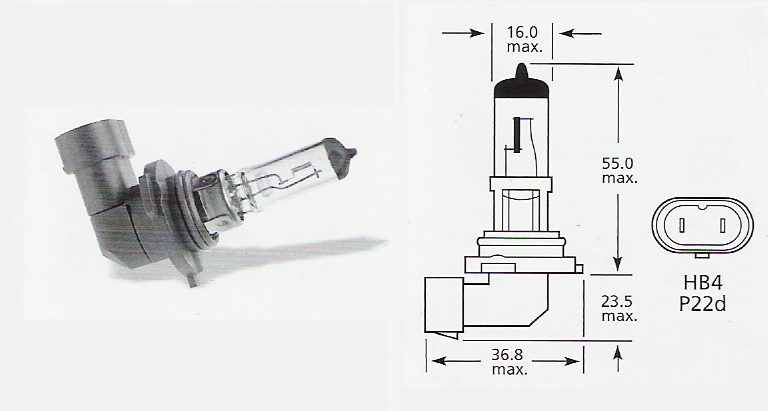 12 volt 100w HB4